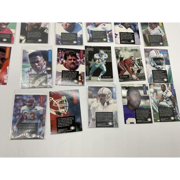 Vintage NFL Football Card Lot Playoff Series Stars Hall of Fame 90s Collectibles - Picture 6 of 10
